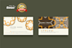 do 4 different unique business card design ready for print