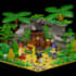 create 3d low poly room, environment, scene in blender