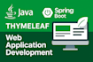 develop web apps using spring boot and thymeleaf