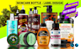 do bottle label, cbd label, skincare label, product label, packaging, 3d mockup