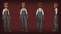 create low poly 3d character models with a rig and animation