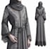 modern abaya flat design modestwear and techpack