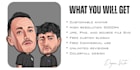 draw big head cartoon caricature from your photo