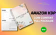 create ready to publish low content KDP package
