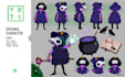 design and make character sheet for you