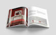 design a premium magazine, catalog, or annual report
