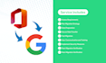 securely migrate your emails to office 365 google workspace