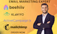 setup activecampaign klaviyo beehiiv newsletter mailchimp landing page
