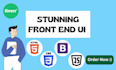 be your best front end developer for your website and landing page