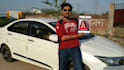 record video at street next to car