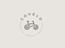 make a mountain cycle logo design with new concept