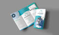 design flyer, bifold and trifold brochures for print