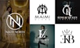 do initial letters design for streetwear clothing luxury brand logo
