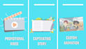 create 2d animated explainer video, custom 2d explainer video