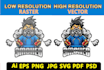 high quality manual vector tracing