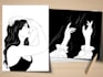 draw any custom black and white hand drawn line art illustration