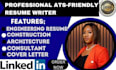 write engineering, tech, technical, IT resume and resume writing