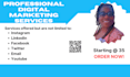make social media designs, posts, covers, banners, ads