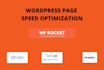 do wordpress speed optimization with wp rocket