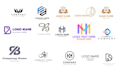 design luxury, clever monogram and initial letter logo