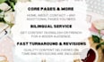 write engaging SEO website content in english or french