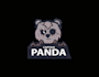 design creative killer panda mascot  logo with satisfaction guaranteed