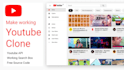 create live streaming websites youtube instagram twitter clone