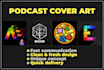 design unique podcast cover art