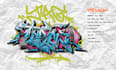 make graffiti illustration with badass style for your logo