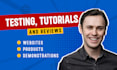 be your male spokesperson and presenter for your youtube channel