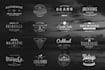 design vintage hand drawn retro badge seal hat patch t shirt logo