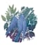 make a nature inspired line art illustration