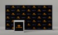 design a clean backdrop, step and repeat banner