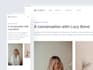 professional website design in canva, editable designs, custom template