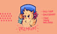 draw cartoon portrait, character design, mascot logo
