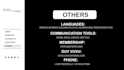 a animated and motion graphic CV video