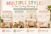 create cute printable nursery wall art for kids room decor