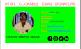 do to create HTML clickable email signature