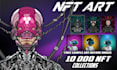 design unique nft art and generate collection with metadata