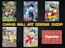 create trendy, unique canvas wall art design