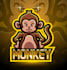 design modern awesome monkey logo