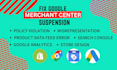 fix google merchant center suspension for shopify website