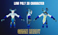 create optimized low poly rigged 3d characters for games