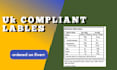 create nutrition facts label