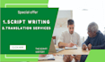 professional script writing and translation services