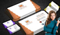 design double sided business card to match your branding