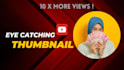 create eye catching youtube thumbnail in 1 hour