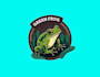design creative frog cartoon, mascot logo with satisfaction guaranteed