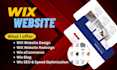 create a wix website or redesign the website