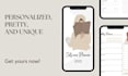 professional hyperlinked digital planner create